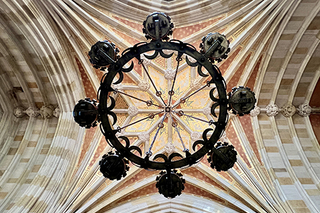Sterling Memorial Library chandelier