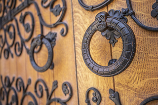 Sheffield Sterling Strathcona Hall door handles